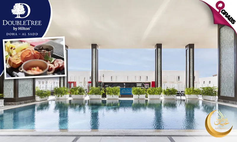 Eid BBQ Buffet by the Pool at DoubleTree – Al Sadd!